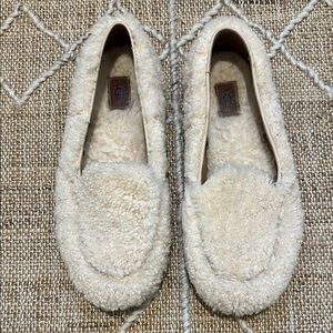 UGG Shearling Fluff Loafers Slippers 8